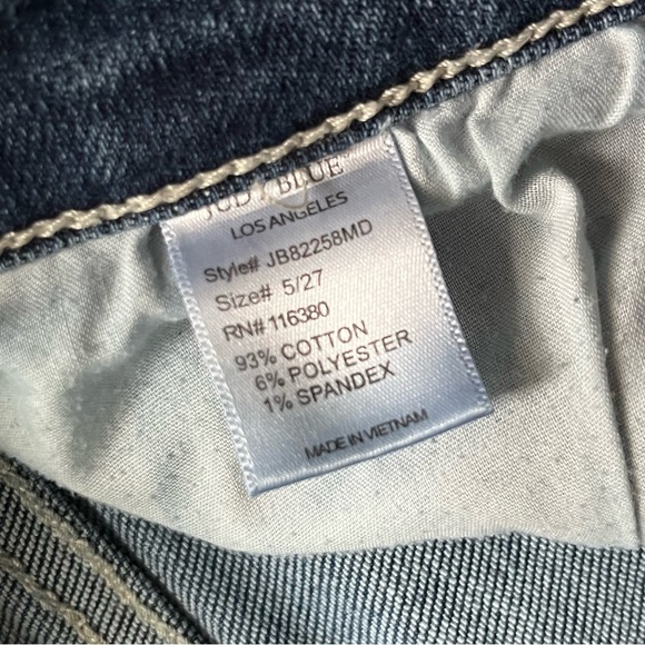 Judy Blue Denim Capris - Picture 4 of 5